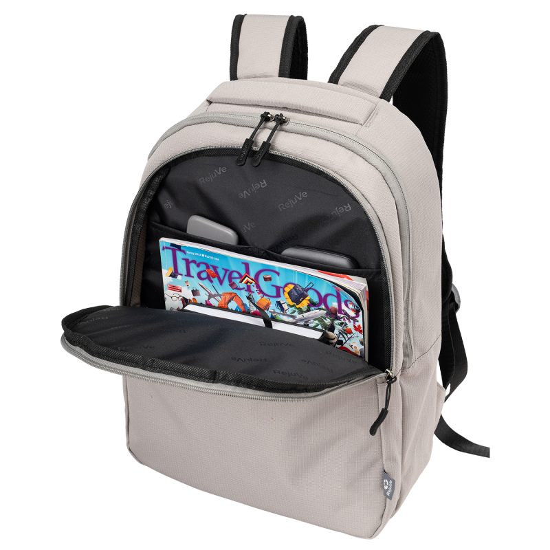 Custom RejuVe® ROVE Recycled Heather Executive Backpack - 2