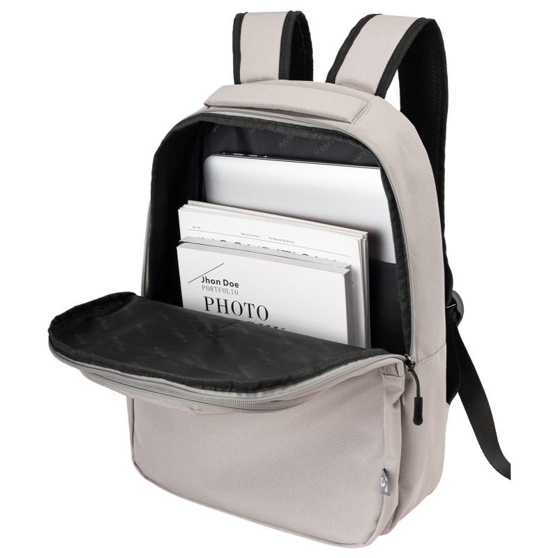 Custom RejuVe® ROVE Recycled Heather Executive Backpack - 8
