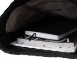 Custom RejuVe® ROVE Recycled Heather Modern Executive Drawstring Bag - 2