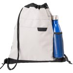 Custom RejuVe® ROVE Recycled Heather Modern Executive Drawstring Bag - 3