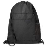 Custom RejuVe® ROVE Recycled Heather Modern Executive Drawstring Bag - 4