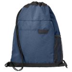 Custom RejuVe® ROVE Recycled Heather Modern Executive Drawstring Bag - 5