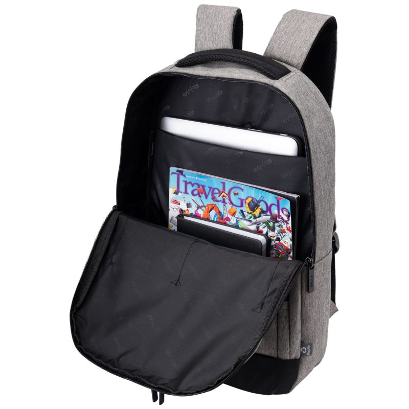 Custom RejuVe® X-PAK Recycled Heather Business Executive Backpack - 5