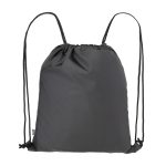 Custom RejuVe® X-PAK Recycled Heather Drawstring Bag - 4