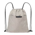 Custom RejuVe® X-PAK Recycled Heather Drawstring Bag - 7