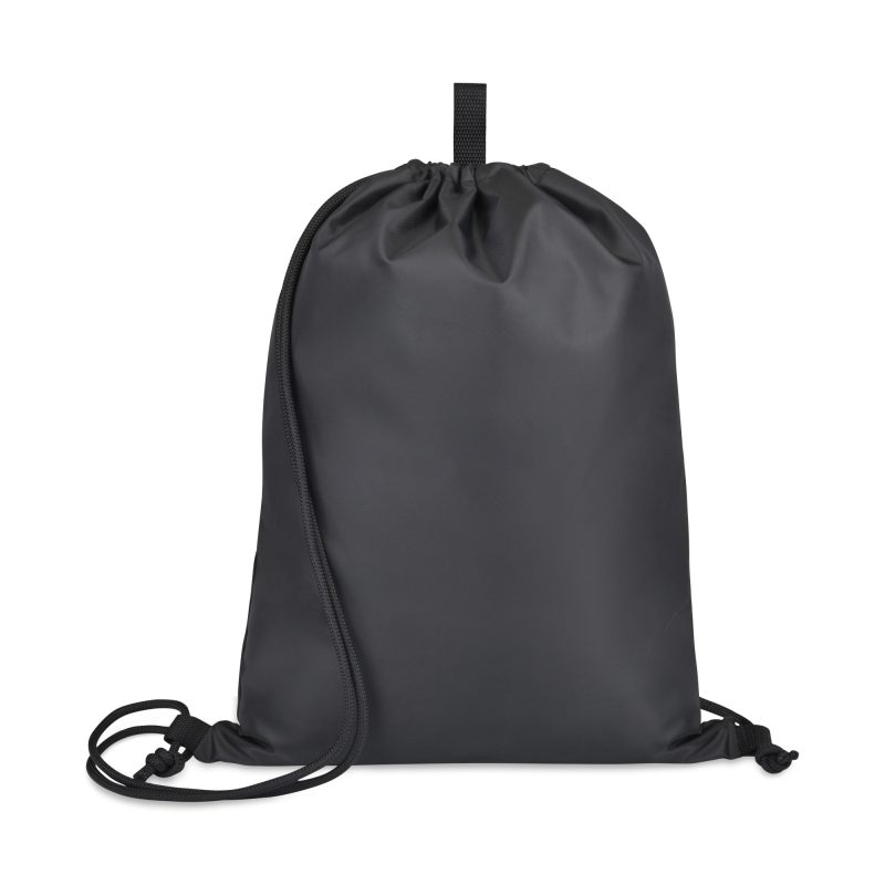 Custom Repeat Lite Recycled rPET Cinchpack - Black - 1