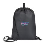 Custom Repeat Lite Recycled rPET Cinchpack - Black