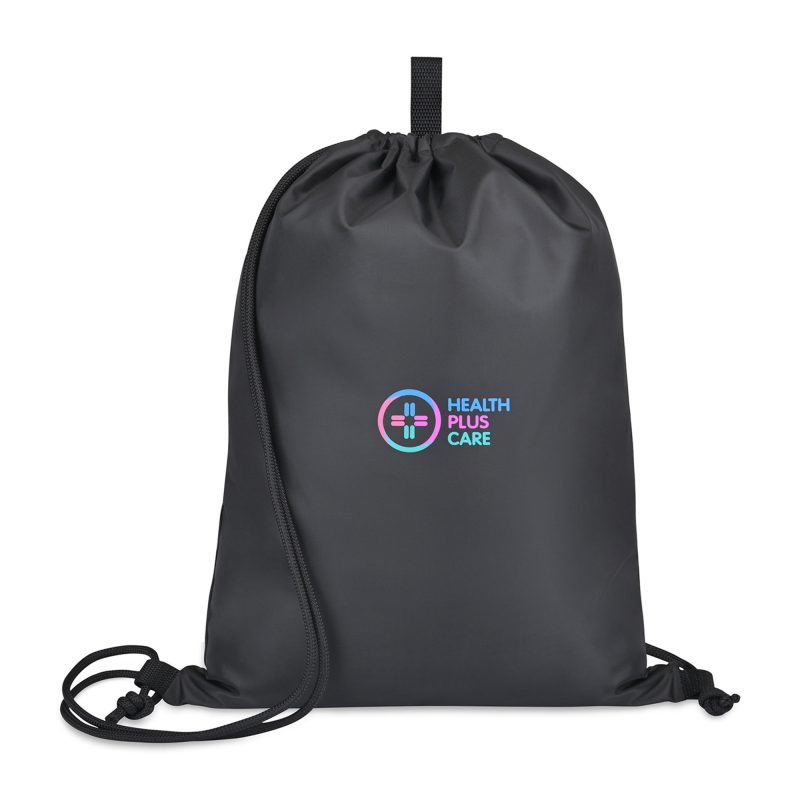 Custom Repeat Lite Recycled rPET Cinchpack - Black