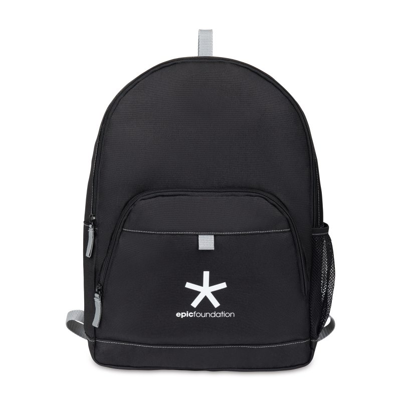 Custom Repeat Recycled rPET Backpack - Medium Grey