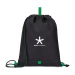 Custom Repeat Recycled rPET Cinchpack - Kelly Green