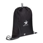 Custom Repeat Recycled rPET Cinchpack - Medium Grey - 2