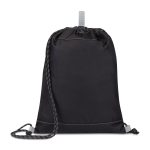 Custom Repeat Recycled rPET Cinchpack - Medium Grey - 3