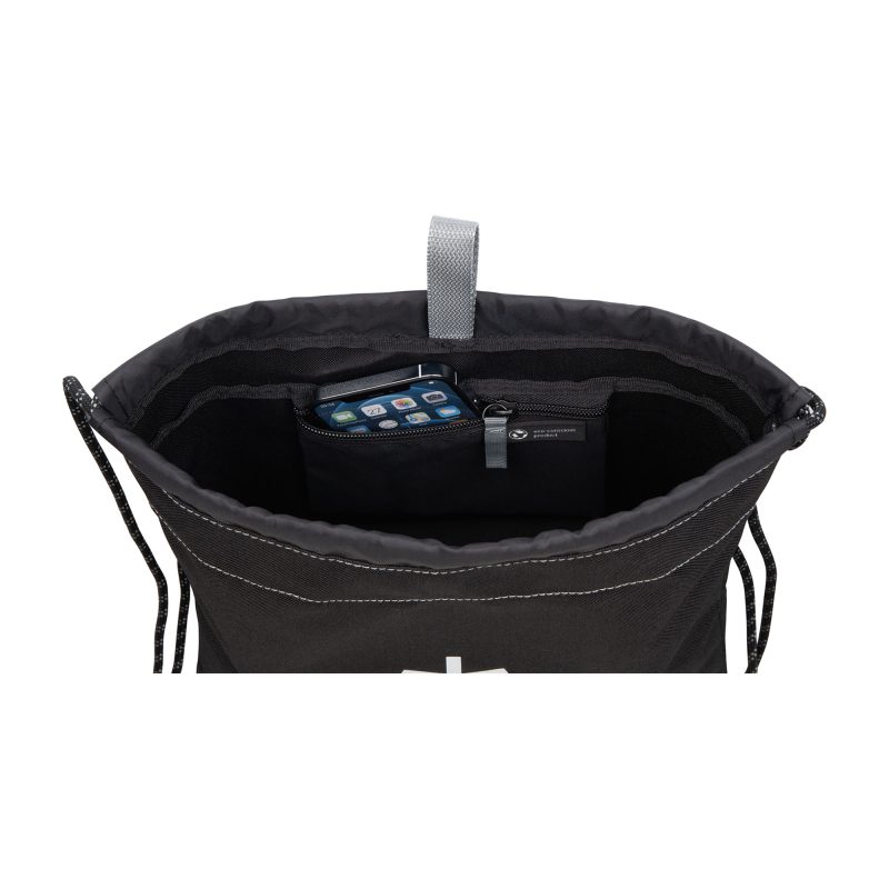 Custom Repeat Recycled rPET Cinchpack - Medium Grey - 4
