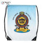Custom Rock'it 3-Day Rush Premium 210D Sublimated Drawstring Cinch Up Backpack (15" x 18")