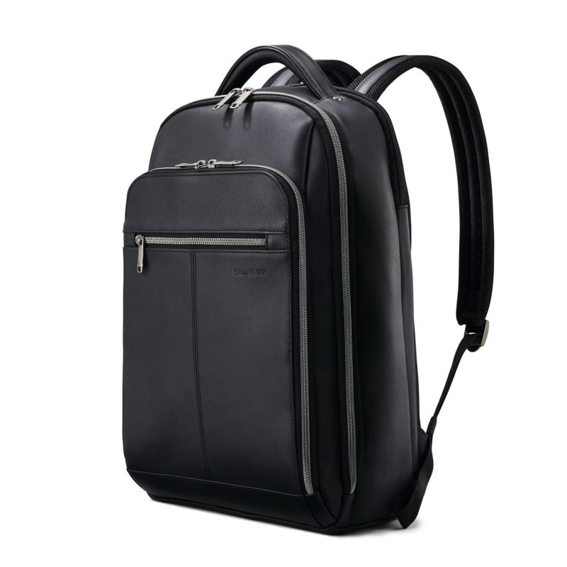 Custom Samsonite® Classic Leather Business Backpack - 1