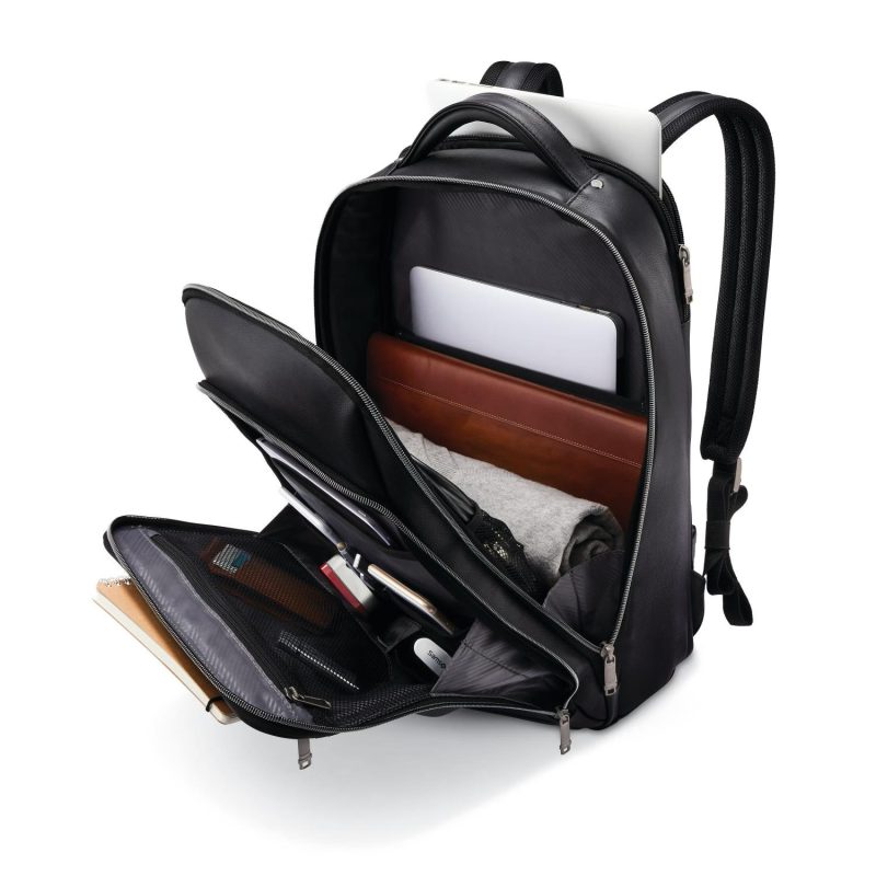 Custom Samsonite® Classic Leather Business Backpack - 3