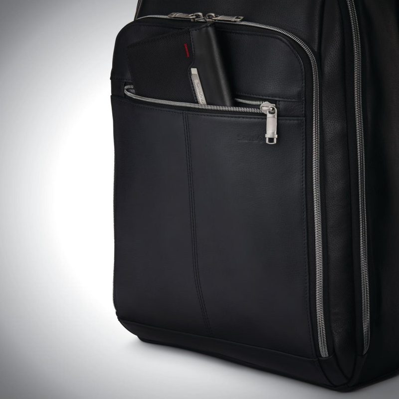 Custom Samsonite® Classic Leather Business Backpack - 4