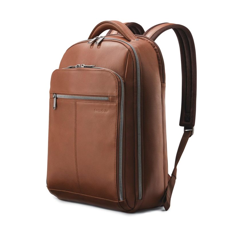 Custom Samsonite® Classic Leather Business Backpack - 8