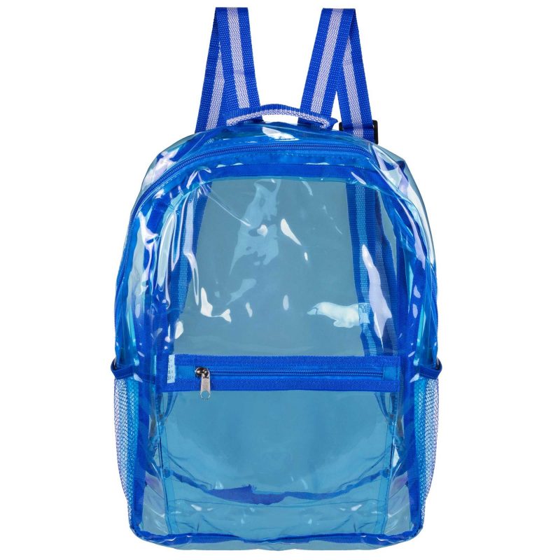Custom See-Through Water-Resistant Eco Travel Backpack - 1