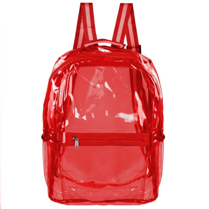 Custom See-Through Water-Resistant Eco Travel Backpack - 3