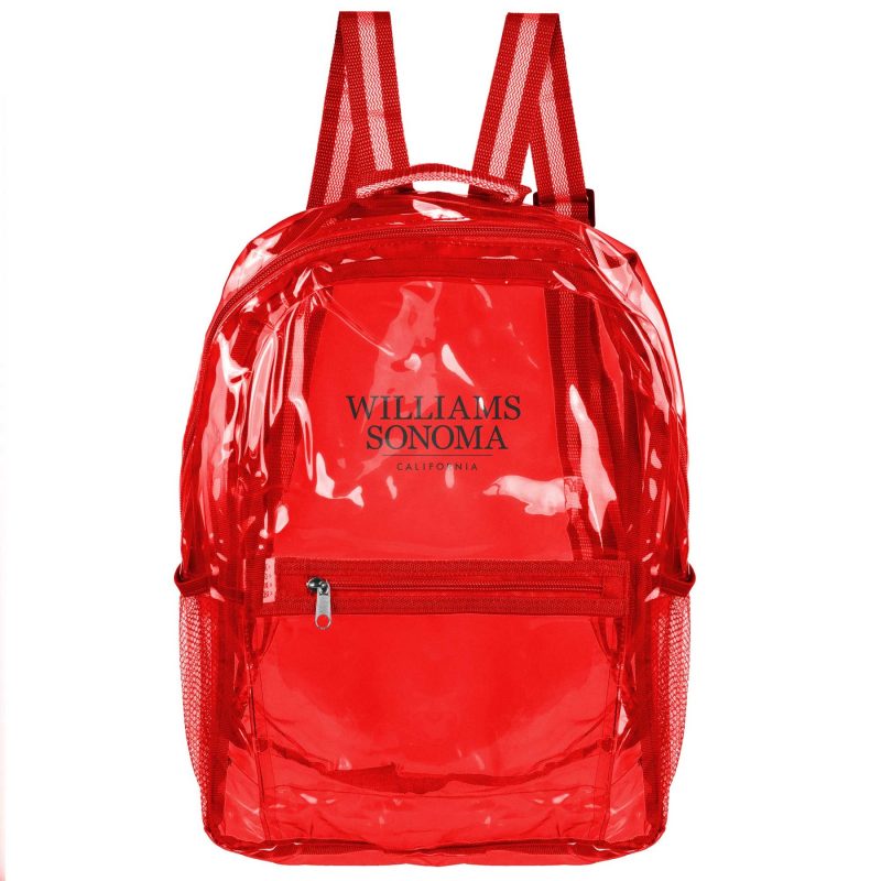Custom See-Through Water-Resistant Eco Travel Backpack - 4