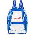 Custom See-Through Water-Resistant Eco Travel Backpack - 8