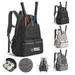 Custom Shoe Compartment Pickleball Paddle Backpack Tennis Bag