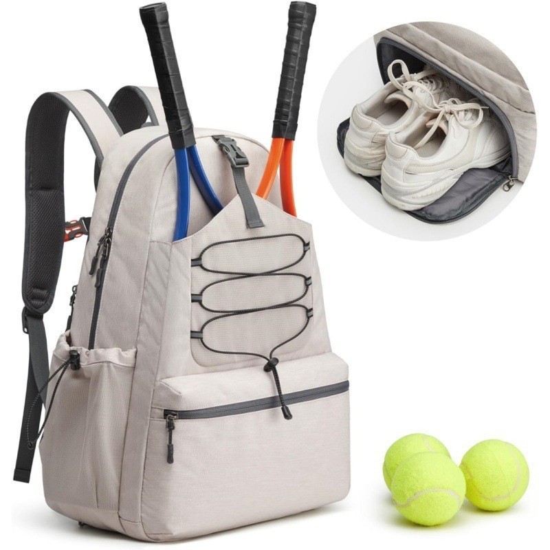 Custom Shoe Compartment Pickleball Paddle Backpack Tennis Bag - 5