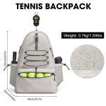 Custom Shoe Compartment Pickleball Paddle Backpack Tennis Bag - 6