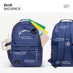 Custom Simple Modern® Recycled 25L Ellis 16" Laptop Backpack - 3