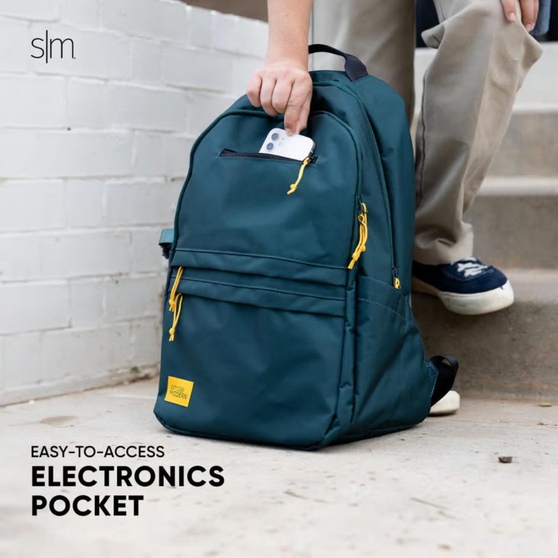 Custom Simple Modern® Recycled 25L Ellis 16" Laptop Backpack - 4