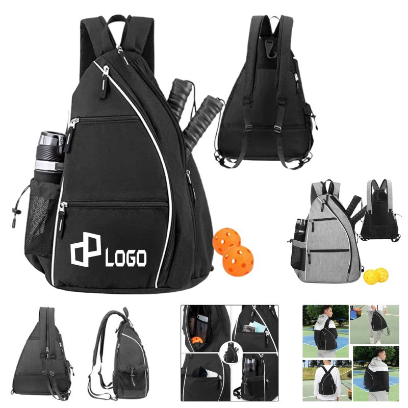 Custom Sling Bag Crossbody Backpack For Pickleball Rackets