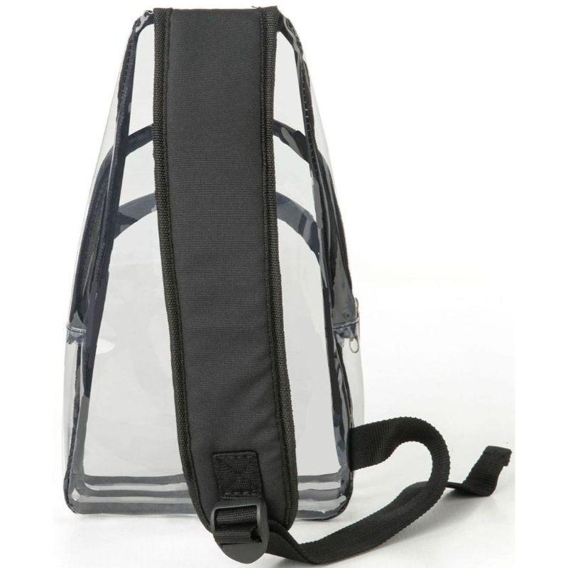 Custom Sling Travel Clear PVC Transparent Cross Body Backpack - 2