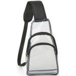 Custom Sling Travel Clear PVC Transparent Cross Body Backpack - 3