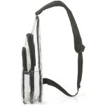 Custom Sling Travel Clear PVC Transparent Cross Body Backpack - 4