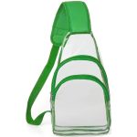 Custom Sling Travel Clear PVC Transparent Cross Body Backpack - 8