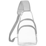 Custom Sling Travel Clear PVC Transparent Cross Body Backpack - 9