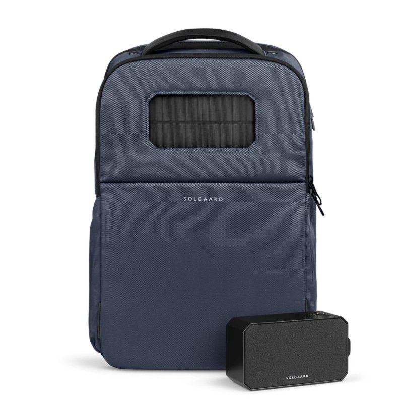 Custom Solgaard® Recycled Lifepack Backpack w/ Solarbank Boombox - 1