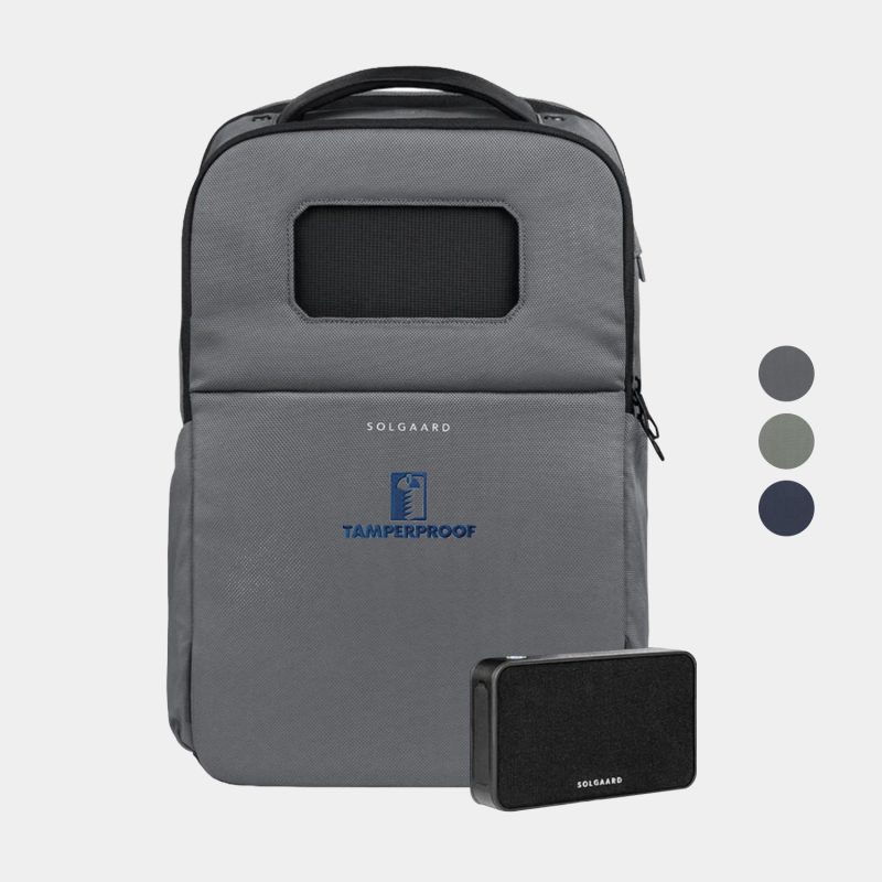 Custom Solgaard® Recycled Lifepack Backpack with Anti-theft design