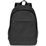 Custom Solid Color Heather Lite Laptop Backpack W/ Braided Handle - 5