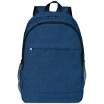 Custom Solid Color Heather Lite Laptop Backpack W/ Braided Handle - 6
