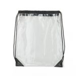 Custom Stadium Approved Clear PVC Drawstring Cinch Sack Backpack - 6