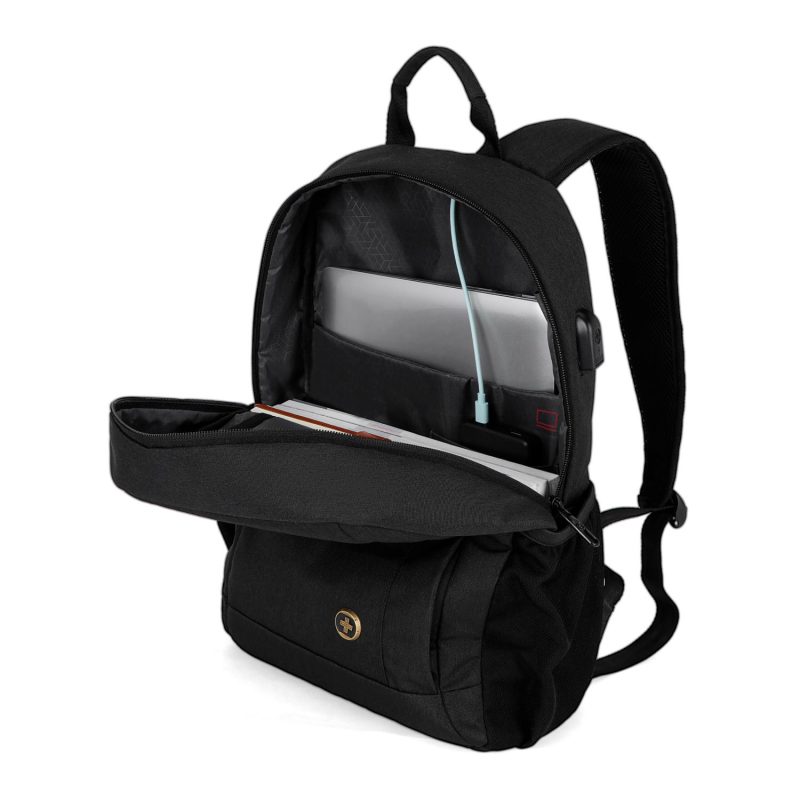Custom SwissDigital® ARBON RFID Travel Business Backpack - 4