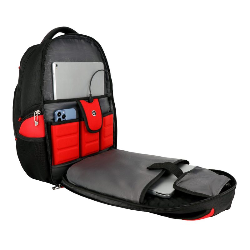 Custom SwissDigital® Antibacterial Large Travel RFID Protection Backpack - 3