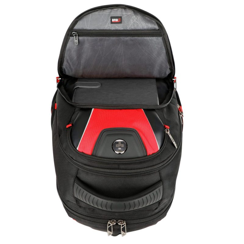 Custom SwissDigital® Antibacterial Large Travel RFID Protection Backpack - 4
