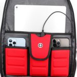 Custom SwissDigital® Antibacterial Large Travel RFID Protection Backpack - 6