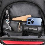 Custom SwissDigital® Antibacterial Large Travel RFID Protection Backpack - 9