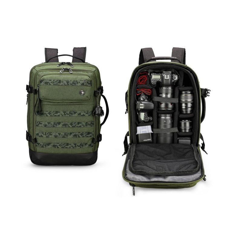 Custom SwissDigital® BERG PRO USB Charging Port Camera Backpack - 6