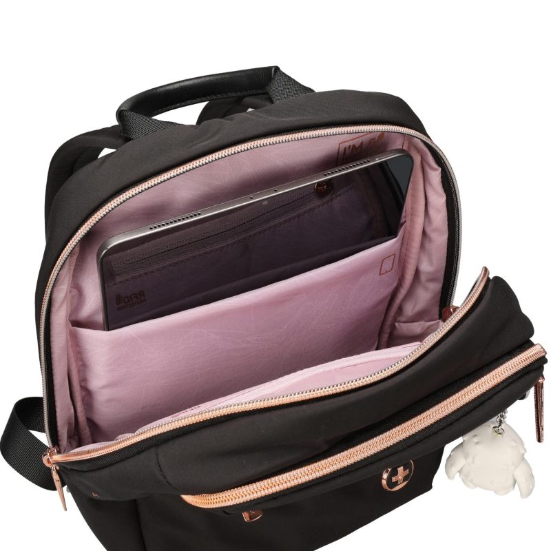 Custom SwissDigital® Katy Rose Medium Recycled Travel Backpack - 5
