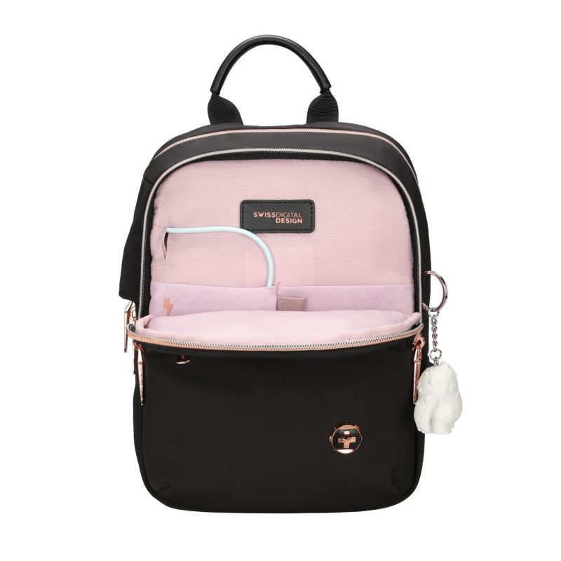 Custom SwissDigital® Katy Rose Medium Recycled Travel Backpack - 8